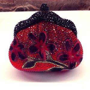 Letty Swarovski evening clutch